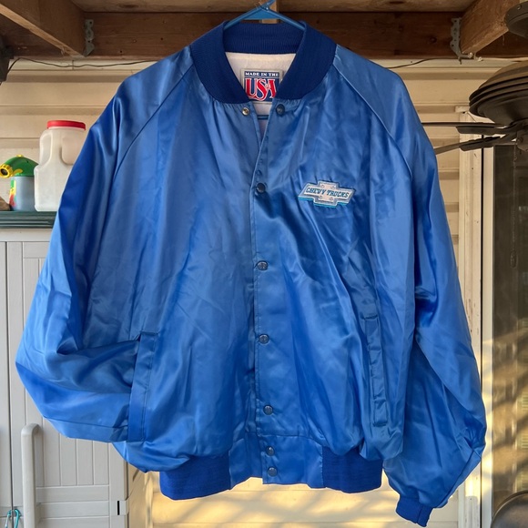 Vintage Chevy Trucks Blue Jacket - Picture 1 of 5